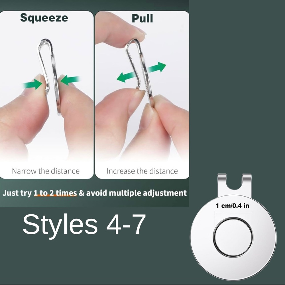 HANDCRAFTED Hat Clips (Brim Clips) Accessory - Picture 6 of 7